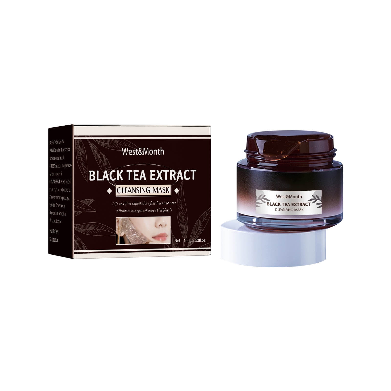 Ashosteey Black Tea Mask, Black Tea Face Mask,Black Tea Extract