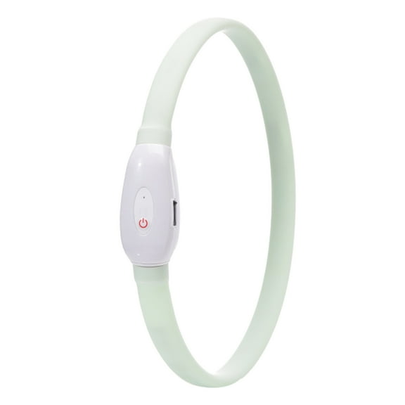 Ashosteey Brightest Light Up Dog Collars - USB Rechargeable Light Up Dog Collars - Glow Dog Collar Lights for Night Walking