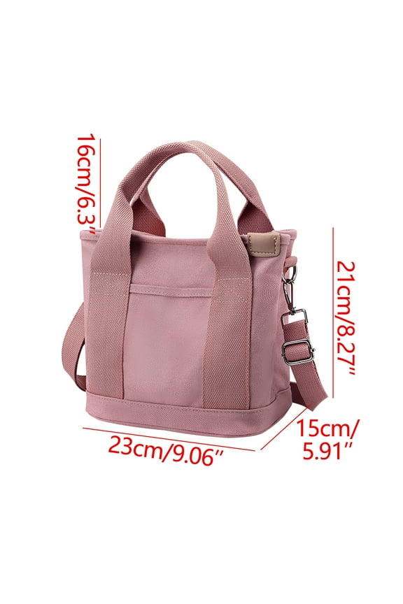 Canvas Tote Bag Waterproof Nylon Multi Pocket Shoulder Bags Laptop Work Bag,Vintage Crossbody Shoulder Bags Small Handbag,Teacher Purse Handbag for Women Men