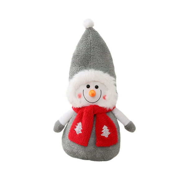 Ashosteey Christmas Plush Dol,Santa Claus Plush Doll Reindeer Stuffed Animal Snowman Plush Toys Christmas Stuffed Animal Set for Boys and Girls Xmas Decorations Home Office Car Ornament