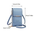 thumbnail image 1 of Ashosteey CrossBody Bags with Touchscreen Cell Phone Purse Window Zipper Pocket,Blocking Touch Screen Phone Bag Small Crossbody Bag Shoulder Handbag Wristlet for Women, 1 of 2