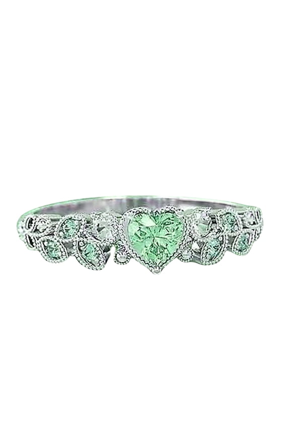 Diamond Heart Shape Ring For Women Cubic Zirconia Halo Ring for Women Wedding Engagement Anniversary Valentine's Day Heart-shaped Moissanite Halo Engagement Ring