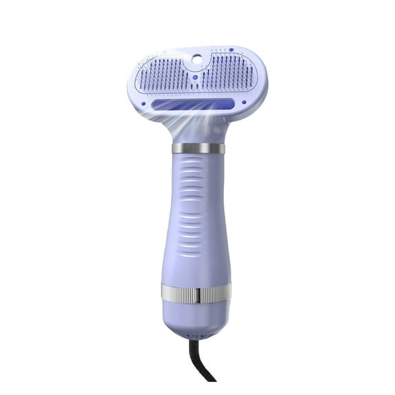 Ashosteey Dog Hair Dryer Portable,2-in-1 Pet Dryer with Slicker Brush | Dog Hair Dryer | Cat Dryer | Dog Blow Dryer | Pet Grooming Dryer | For Small and Medium-Sized Dogs and Cats