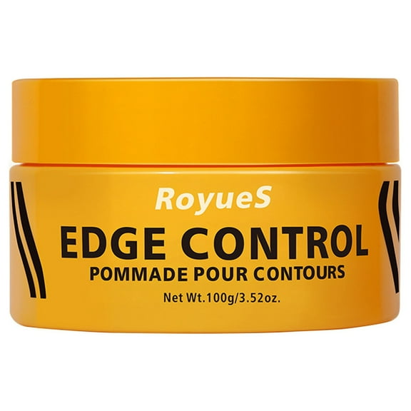 Ashosteey Edge Control Wax for Women, Strong Hold Non-greasy Edge Smoother, Edge Wax Styling Tamer Edge Control for Black Hair No Flaking, White Residue, Shine and Smooth,Extra Hold