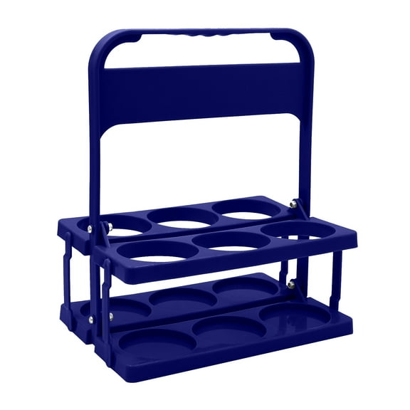 Ashosteey Foldable Plastic Drink Carrier,Bottles Plastic Beer Collector with Handle, Drink Carrier for Delivery, Drinks Container for Outdoor BBQ Picnic, Safe & Easy Transport for KTV and Party