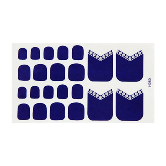 Ashosteey Foot Stickers Foot Nail Stickers Waterproof For Female DIY Nail Decoration Art