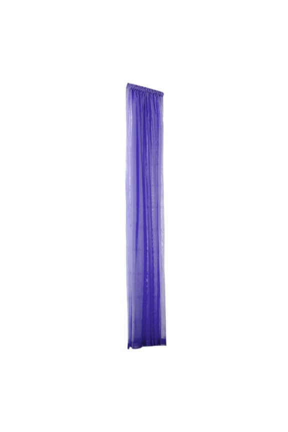 Pure Color Tulle Door Window Curtain Drape Panel Sheer Scarf Valances