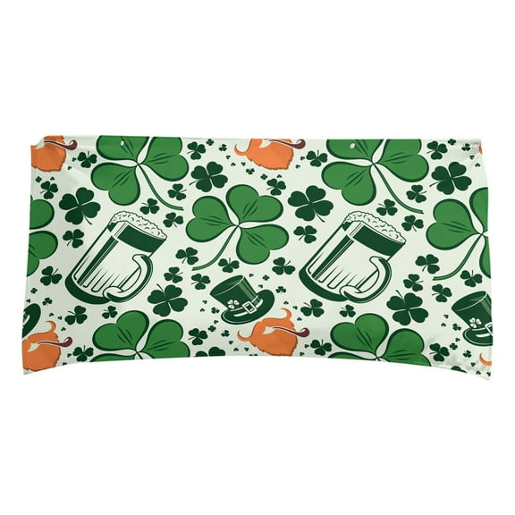 Ashosteey Green Shamrock Beach Towels, St Patrick Day Ultra Soft Face Bath Towels, St Patrick's Day Microfiber Soft Towels for Bath Hair Hand Towel for Women/Men/Girls/Boys,for Home Decor Bathroom