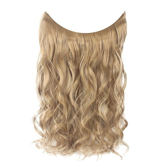 Ashosteey Hair Extensions Clip,Curly Clip In Hair Extension,Natural Thick Deep Wave Hair Extension Clips Synthetic,hair extensions clip in Hairpiece,Thick Synthetic Fiber Weft Hair Full Head