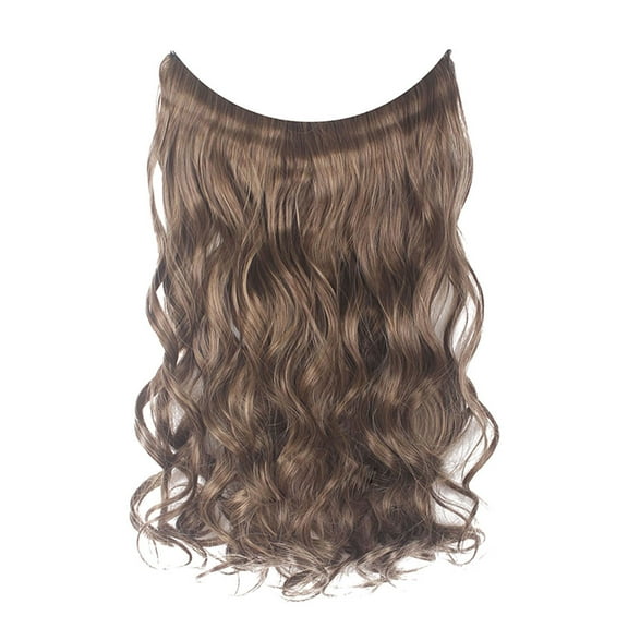 Ashosteey Hair Extensions Clip,Curly Clip In Hair Extension,Natural Thick Deep Wave Hair Extension Clips Synthetic,hair extensions clip in Hairpiece,Thick Synthetic Fiber Weft Hair Full Head