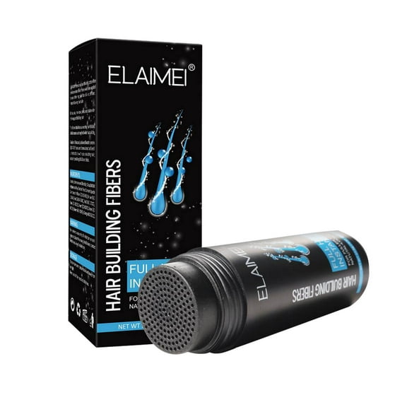 Ashosteey Hair Fiber Powder,Hairpiece Filler,for an Instantly Thicker & Fuller Look, Increase Hair Density, Styling Powder for Women & Men, Premium Formula Thickening for Instant Volume