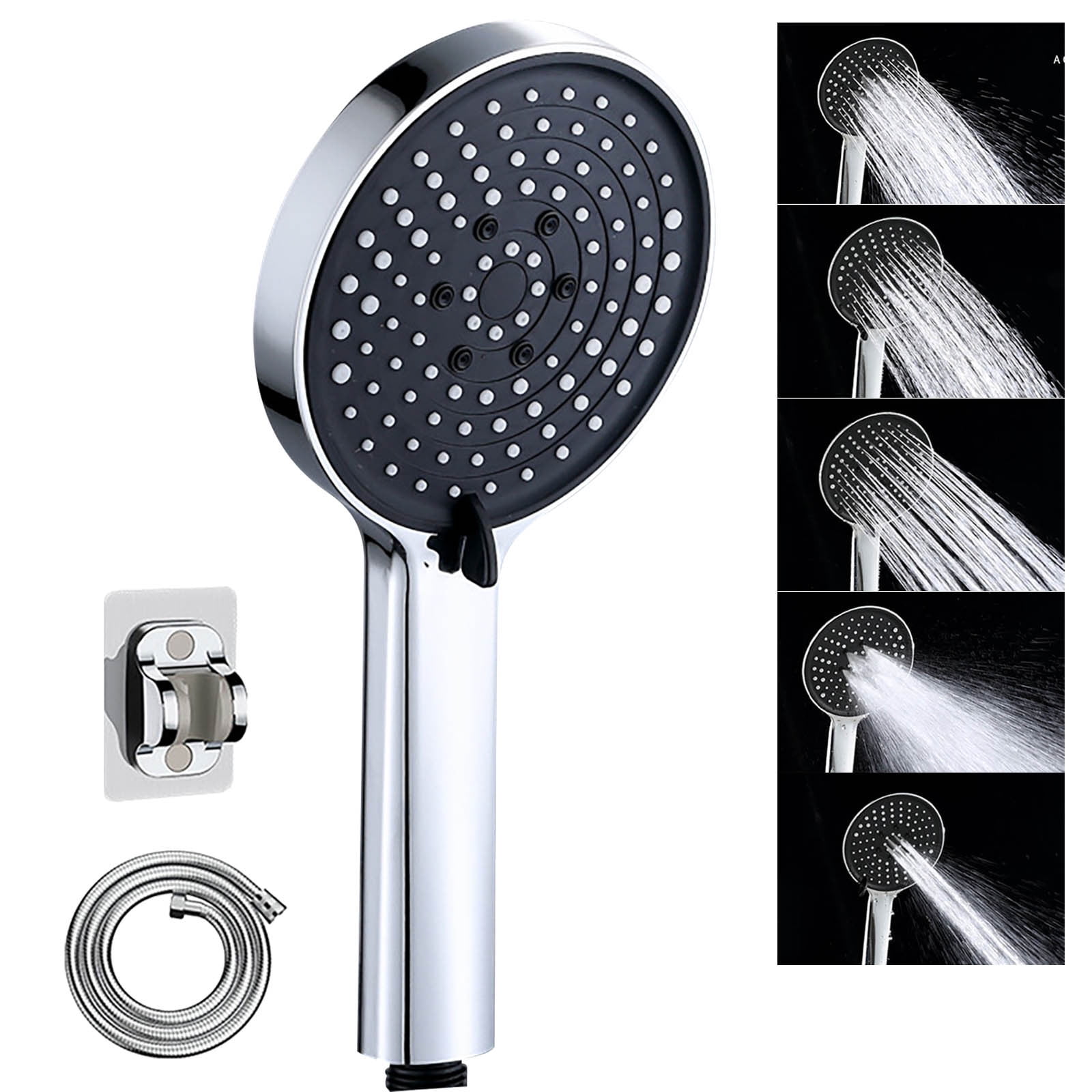 Ashosteey Handheld Shower HeadHigh Flow Hand Held Showerhead,Hose