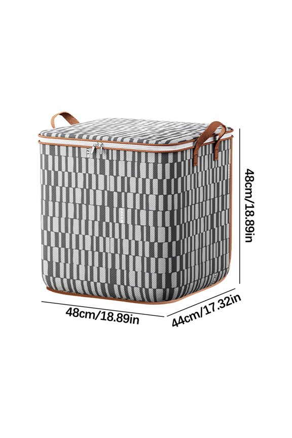 Heavy Duty Storage With Reinforced Handles Extra Large Storage Bags For Large Storage Bags for Clothes Collapsible Tote Bag Double Zipper for Space Saving Travel