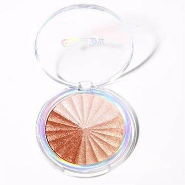Ashosteey Highlighter Powder Palette,Makeup Highlighter Powder Palette,Cream Bronzer, Silky Smooth Powder Blush, Shimmer Highlighter Makeup Powder, Pink Brown Eyeshadow Palette