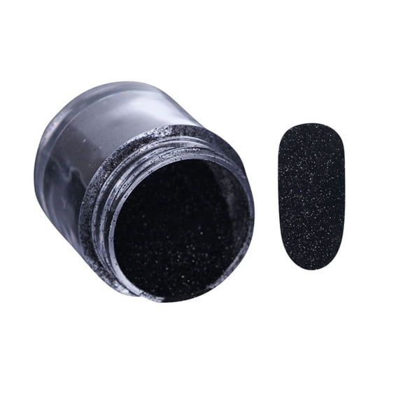 Ashosteey Holographic Nail Art Glitter Sequins Kits,Nail Glitter Powder Black White Sugar Glitter Dust Powder for Nails,Soft Nail Art Powder Brush Funnel,Nails Art Decoration DIY Crafts