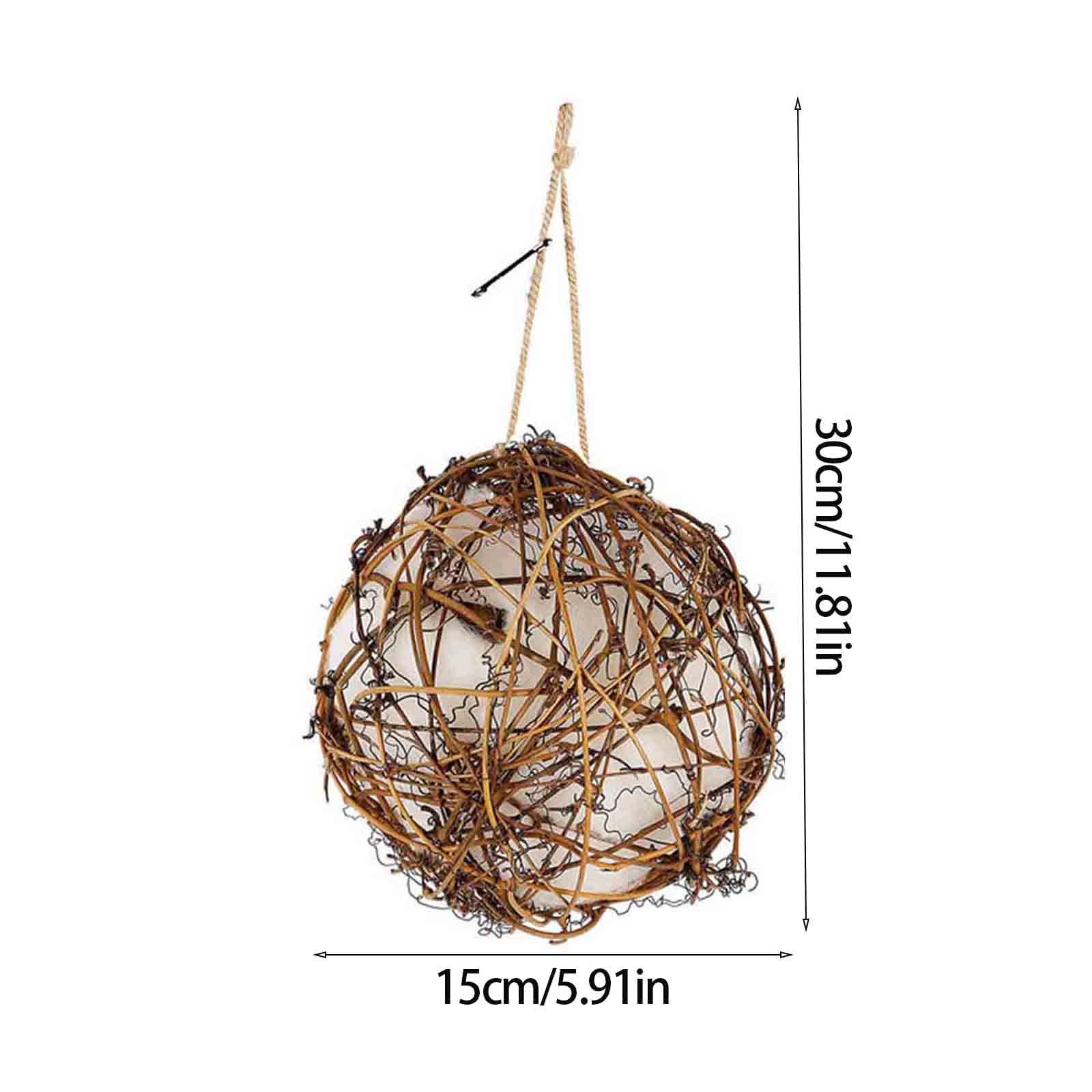 Ashosteey Hummingbird Nesters Globe, Full of Bird Nesting Materials ... - Boitlement Automatic Wings Bird Fe Nesters