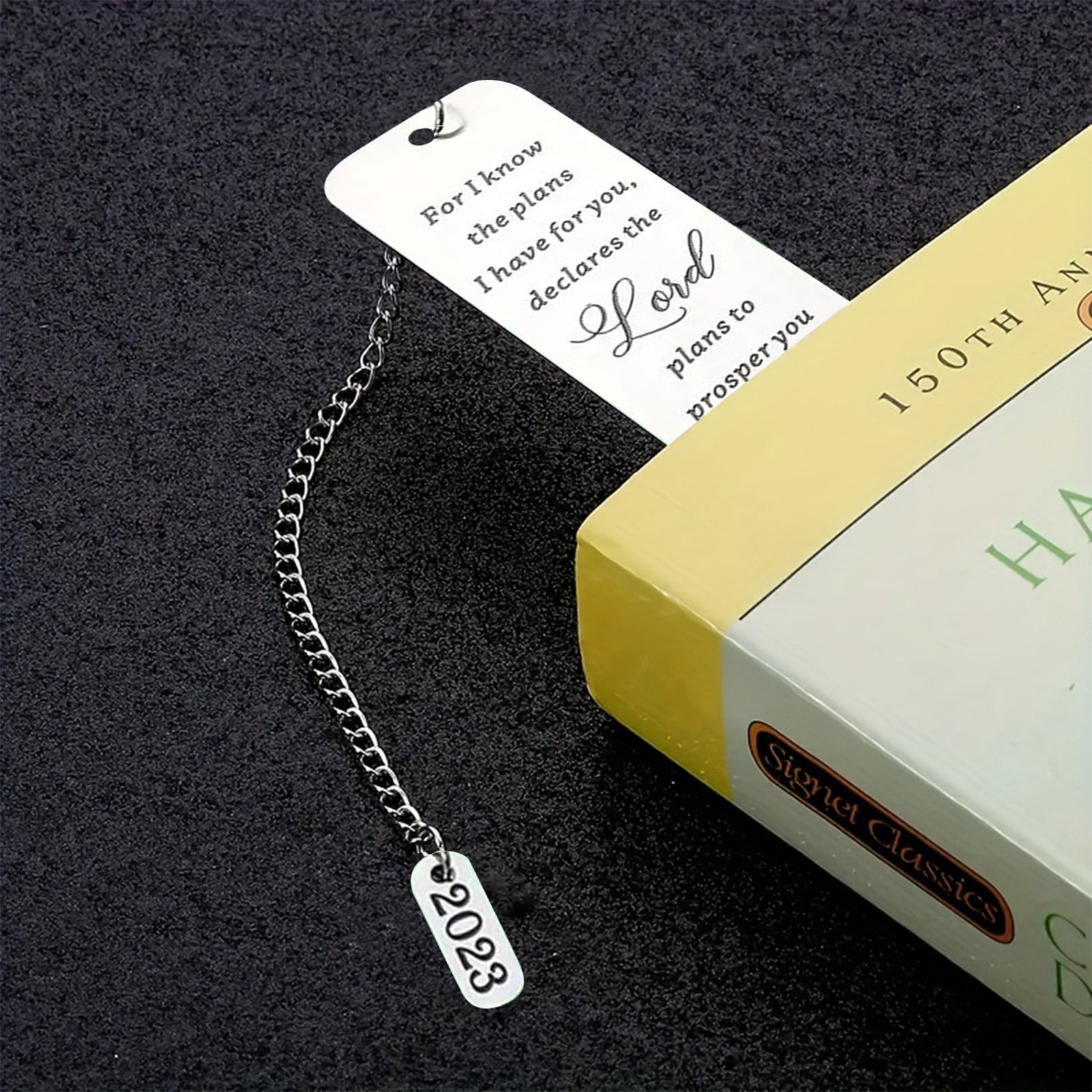 SAVITA Inspirational Metal Bookmark With Tassel - Motivational Quote Bookmark Gift For Teachers, Readers - View #4