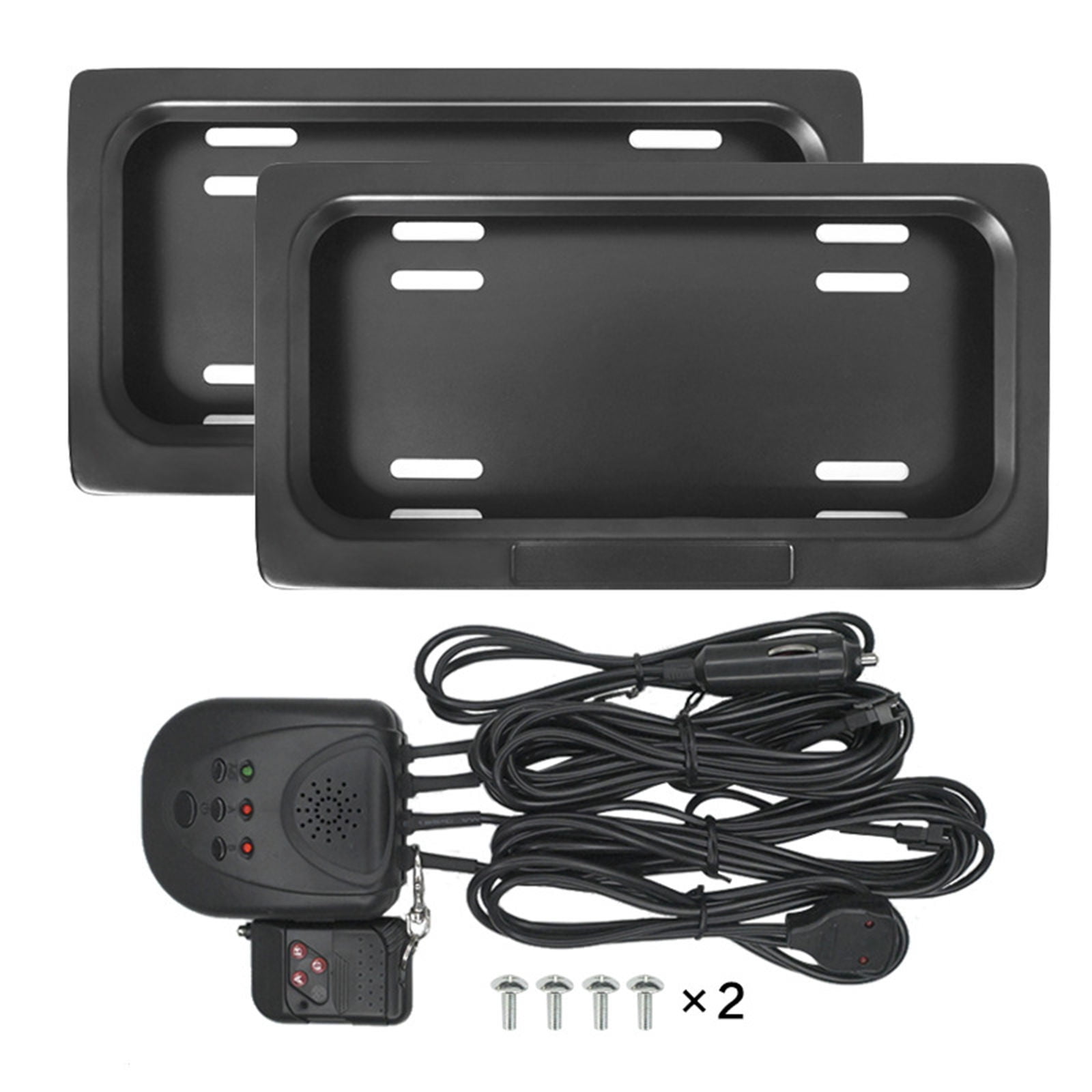 Ashosteey License Plate Mount,Universal License Heavy Duty Steel Front