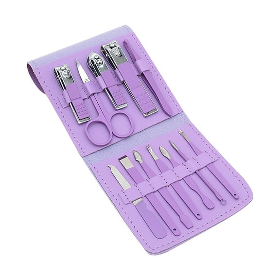 Ashosteey Manicure Sets,Mini Pedicure Kit Nail Clippers, Stainless Steel Manicure Kit, Professional Grooming Kits, Nail Care Tools with Luxurious Travel Case