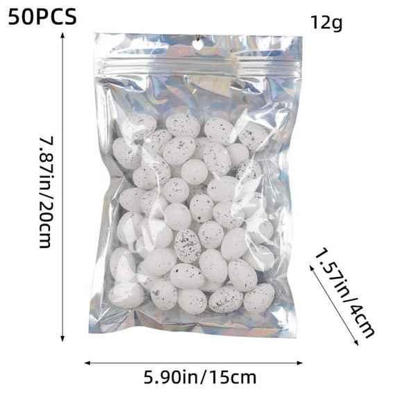 Ashosteey Mini Foam Easter Eggs Decorative Speckled Eggs for Easter Basket Stuffers Vase Fillers Fake Bird Eggs for Crafts DIY Party Decorations,Festival Celebration Supplies Colorful Ornaments