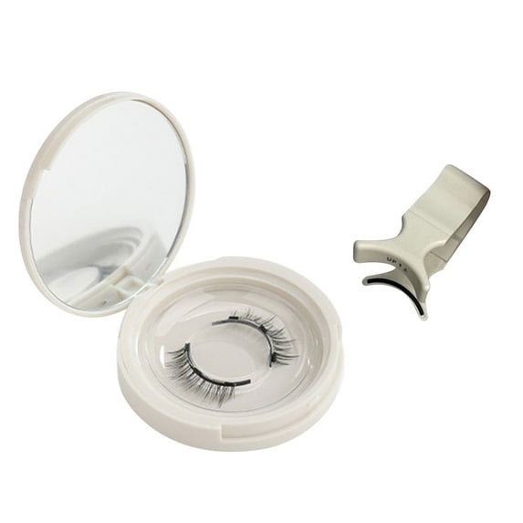 Ashosteey Natural Magnetic Eyelashes without Eyeliner Magnetic Lashes Natural Look Short Reusable Magnetic Eyelashes Kit with Applicator, Wispy False Eyelashes No Glue or Liner Needed