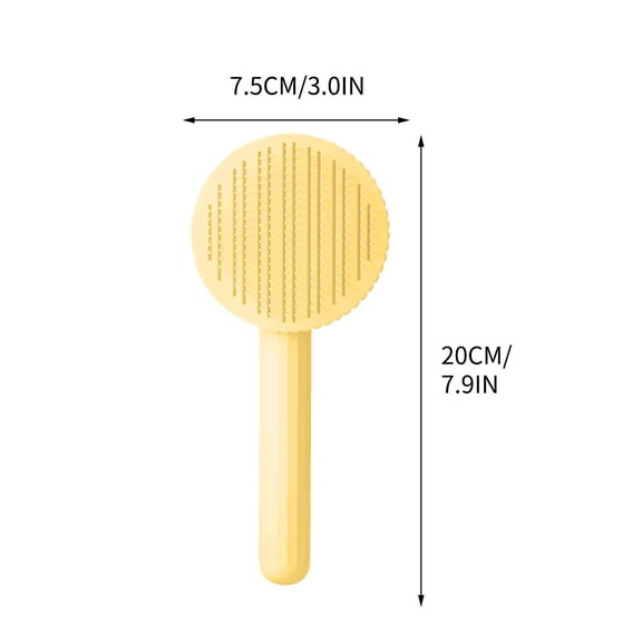 Ashosteey Pet Hair Remover,Cats Grooming Dematting Comb for Shedding Remove Undercoat Mats Hair Pet Massage-Self Cleaning Slicker Brushes for Dogs Cats Grooming Brush Tool