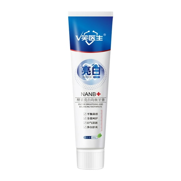 Ashosteey Probiotic Rapid Whitening Toothpaste, Whiten Toothpaste, Reduce Tooth Stains, Fresh Breath, Enamel-Safe, Mint Flavor, for Daily Use