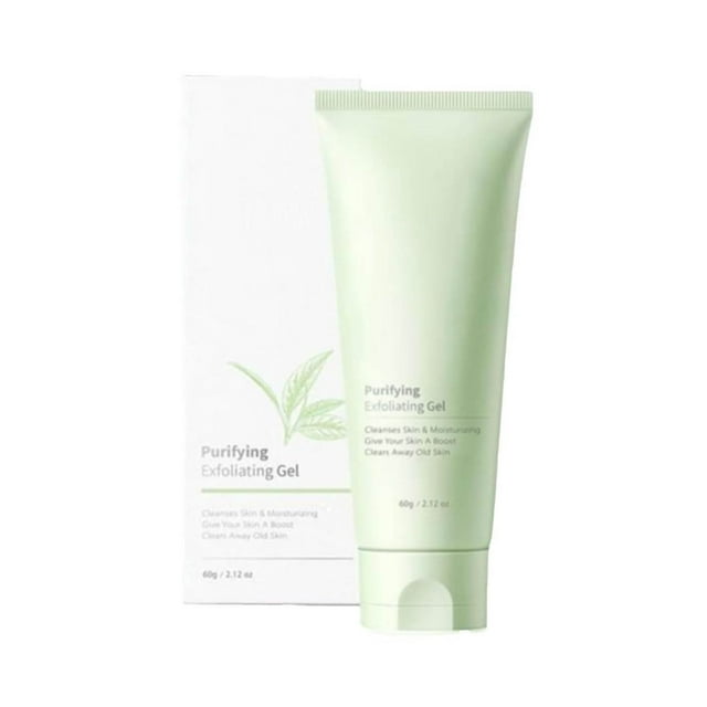 Ashosteey Purifying Exfoliating Gel,Facial Exfoliator Cleanser