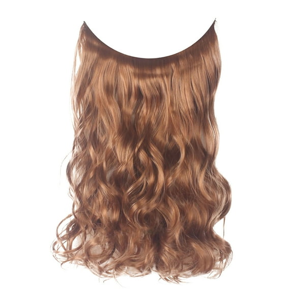 Ashosteey Remy Clip in Hair Extensions Human Hair Medium Brown,Natural Soft Synthetic Hairpieces for Women, Dark Blonde with Light Blonde Ends,Natural Soft Hairpieces for Women