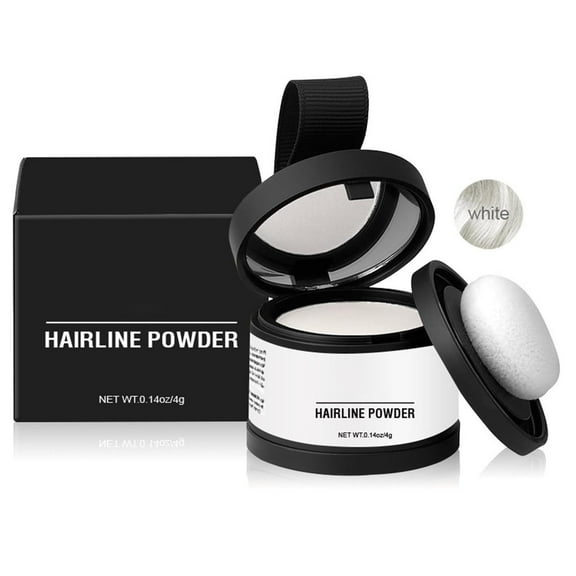 Ashosteey Root Touch Up Hairline Powder for Women & Men, Gray Hair Cover Up, Hairline Shadow Powder Sweatproof & Windproof,Root Cover Up Powder for Thinning Hair,Paraben Free, Cruelty Free