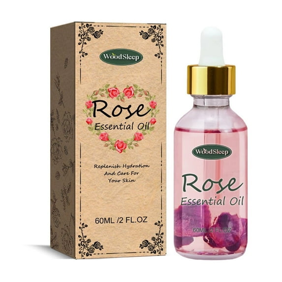 Ashosteey Rose Essential Oil, Face Rose Oil, Moisturizer Rose Oil, Anti Ageing & Anti Wrinkle Serum, Pure Organic Rose Oil, Skin Care,Best Grade Rose Oil for Diffuser, Perfumes, Massage, Skin Care