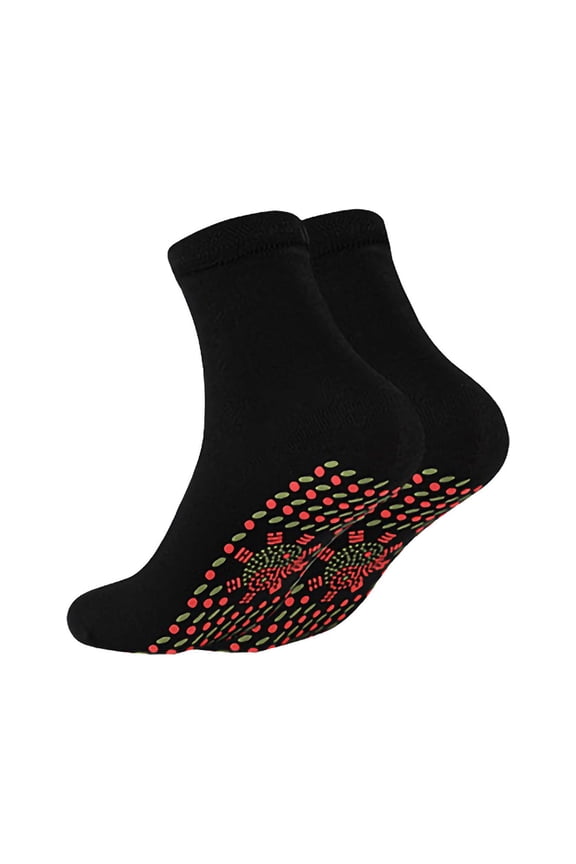 Self Heating Socks,Heated Socks,Health Sock, for Men and Women Outdoor,Cotton Heated Socks,Tourmaline Self-Heating Therapy Magnetic Socks Self-Heating Socks,Comfortable Winter Warm