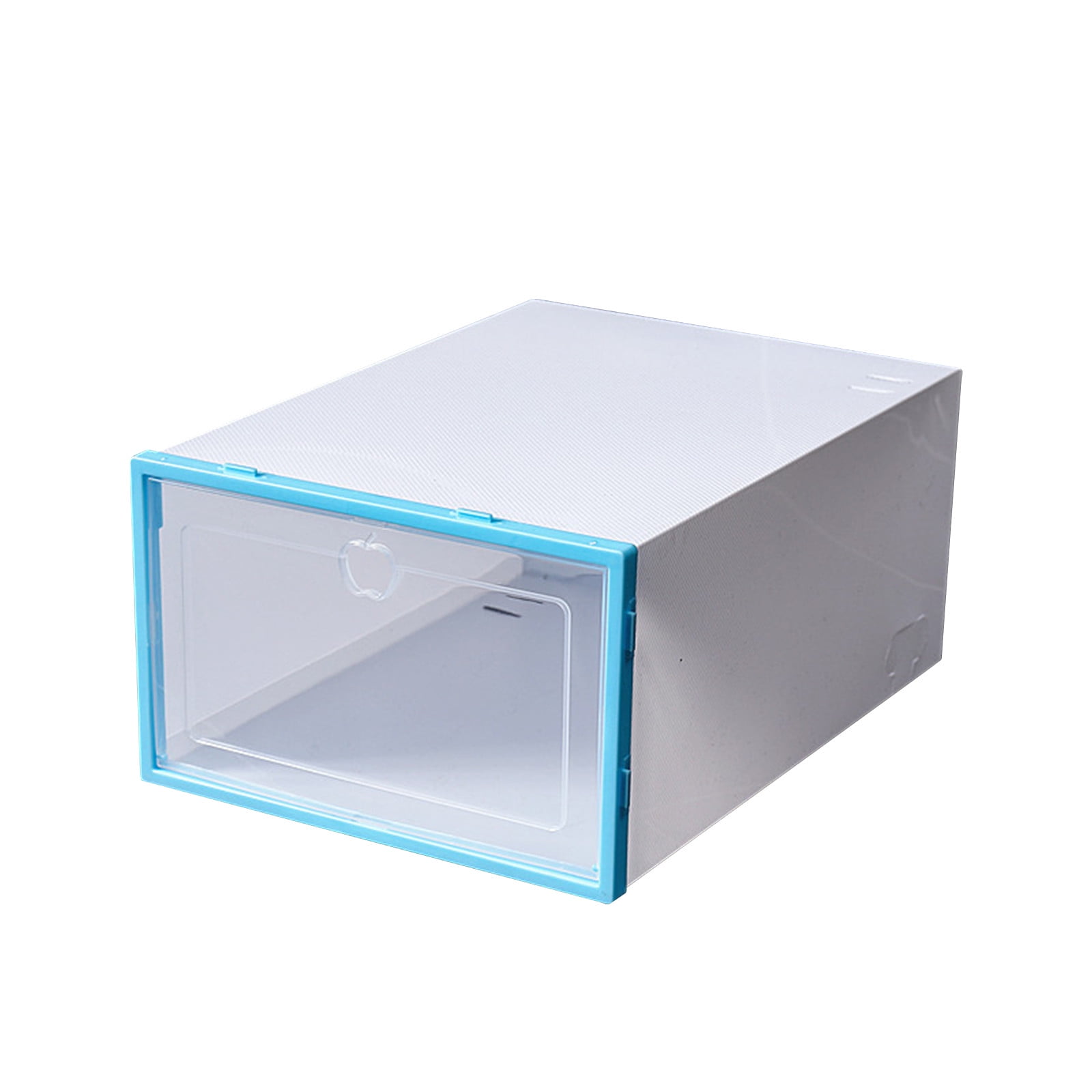 Ashosteey Shoe Boxes Clear Plastic Stackable, Premium Shoe Organizer