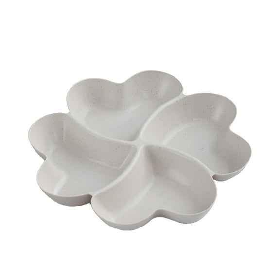 Ashosteey Snack Storage Box Flower Shape Snack Serving Tray Snacks Storage Box With Lid,Compartment Box Clear Organizer, Compartment Party Platter for Candy Appetizer Snack Fruit Nuts Veggie