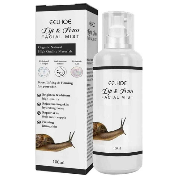 Ashosteey Snail Face Essence Solid Toner Spray,Calming Moisture Mist,Fast Absorption Moisturizing Essence, Replenish Water Shrink Pore Anti-Wrinkles, Intensively Nourishment Smoothing Refreshing