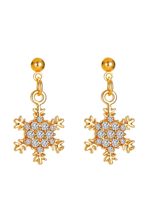 Snowflake Leverback Earrings,925 Sterling Silver Snowflake Earrings,Winter Frozen Flower Drop & Dangle Earrings Jewelry Holiday Christmas Gift Leverback Snowflake Earrings