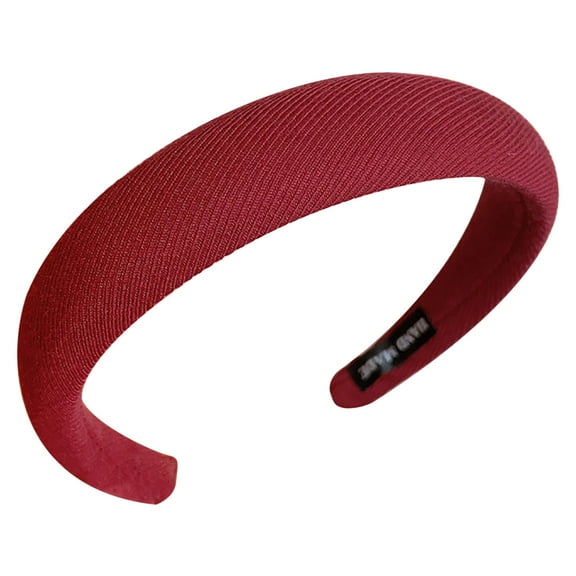 Ashosteey Spa Headband for Women, Sponge Headband for Washing Face,Wide Sponge HeadBands Plain Solid Hair Band Hoops Vintage Yoga Head Bands Fashion Elastic Hairband Accessories