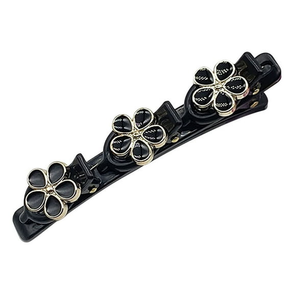 Ashosteey Sparkling Crystal Stone Braided Hair Clips,Easily Braided Hair Clips Hair Bands, Shiny Rhinestone Hair Clip, Chopped Hairpin ,Girls / Women Hair Accessories for Styling Sectioning