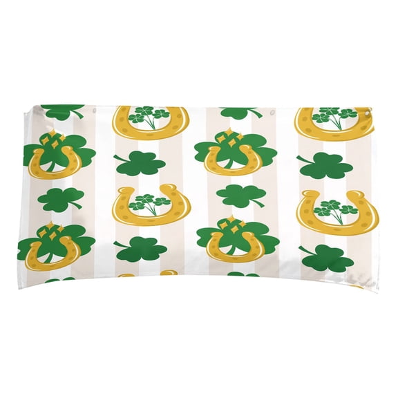 Ashosteey St. Patrick's Day Towels,Green Shamrock Plaid Beach Towels St Patrick's Day Buffalo Check Microfiber Soft Towels for Bath Hair Hand Towel for Women/Men/Girls/Boys