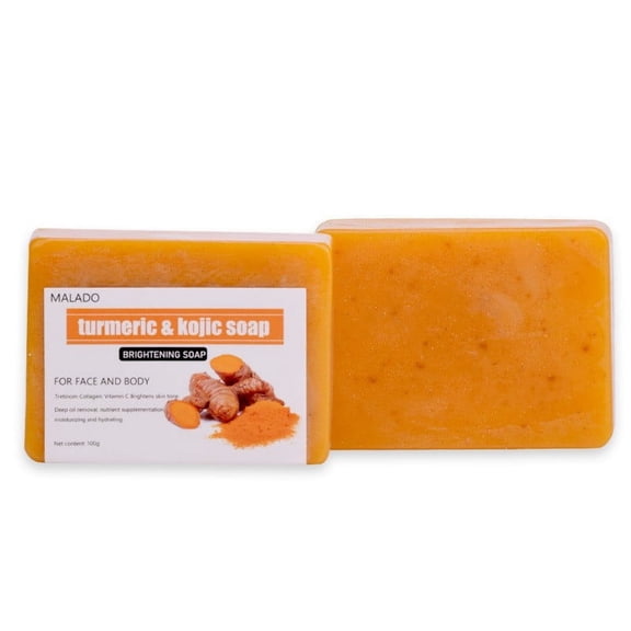 Ashosteey Turmeric Soap Bar,Brightening Lemon & Turmeric Kojic Acid Soap with Vitamin C, Retinol, Collagen - Original Japanese Complex Infused with Hyaluronic Acid, Vitamin E, Shea Butter