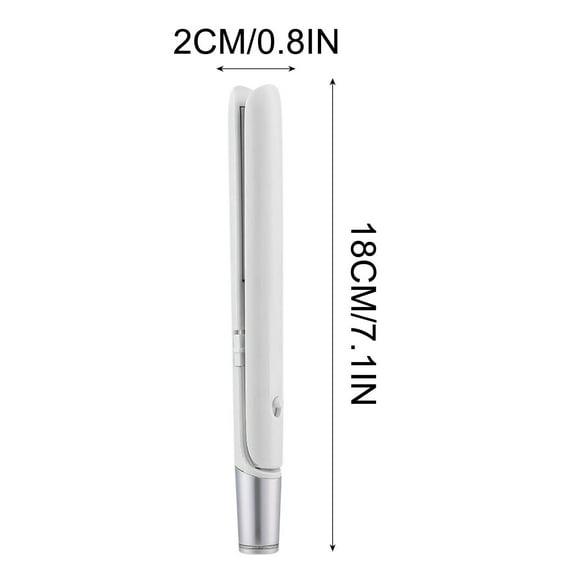 Ashosteey Upgraded 2-in-1 Mini Curling Wand Flat Iron Hair Straightener,Travel Curling Iron,Mini Flat Iron with Temp Setting,Hair Curlers for Short Hair, for Women Girls Short Hair, All Hair Types