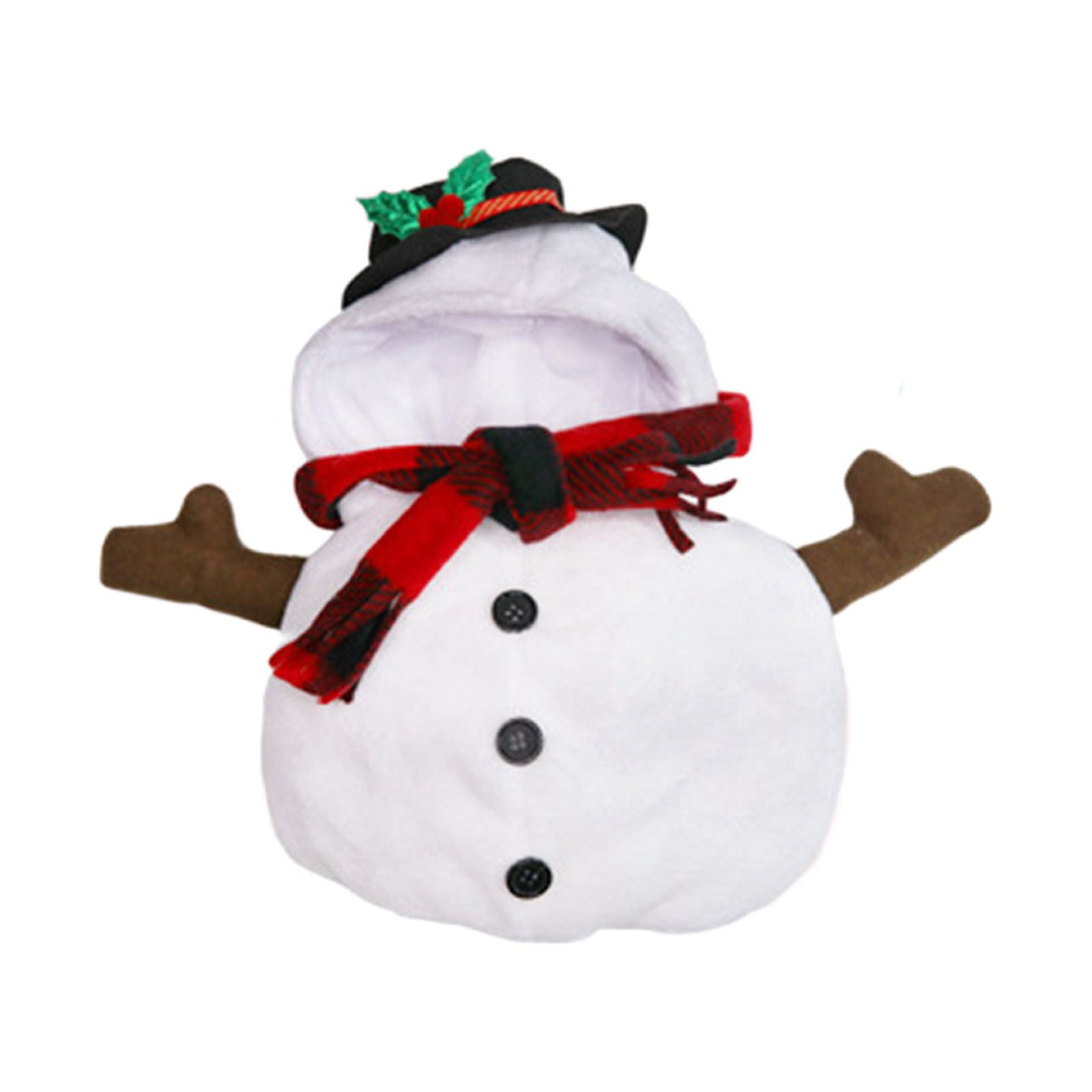 Ashosteey Walking Snowman Pet Costume,Cute Cartoon Pet Dog Snowman