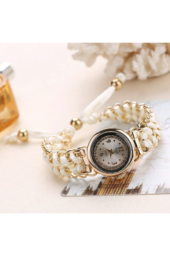 Women Knitting Rope Chain Winding Analog Quartz Movement Wrist Watch Women's Watch Women Knitting Rope Chain Winding Analog Quartz Movement Wrist Watch