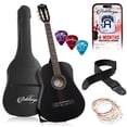 thumbnail image 1 of Ashthorpe 38-Inch Beginner Acoustic Guitar - Black, Complete Starter Kit with Gig Bag, Extra Strings, Strap, and Lessons, 1 of 9