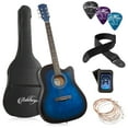 thumbnail image 1 of Ashthorpe 41-Inch Beginner Acoustic Guitar Starter Package, Blue, 1 of 6