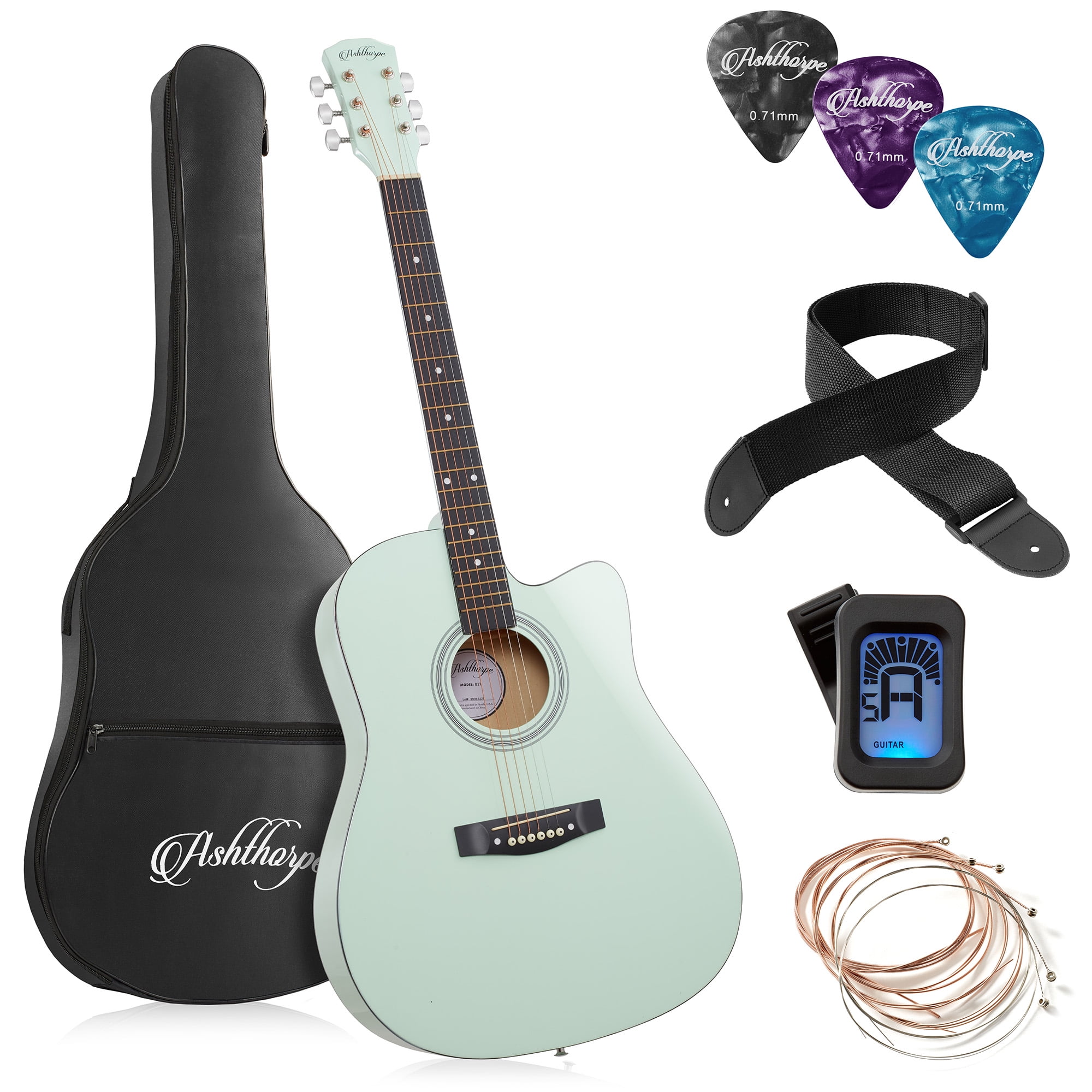 ギター play acoustic Ashthorpe-41-Inch-Beginner-