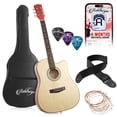 thumbnail image 1 of Ashthorpe 41-Inch Beginner Acoustic Guitar Package - Natural, Complete Starter Kit with Gig Bag, Extra Strings, Strap, and Lessons, 1 of 8