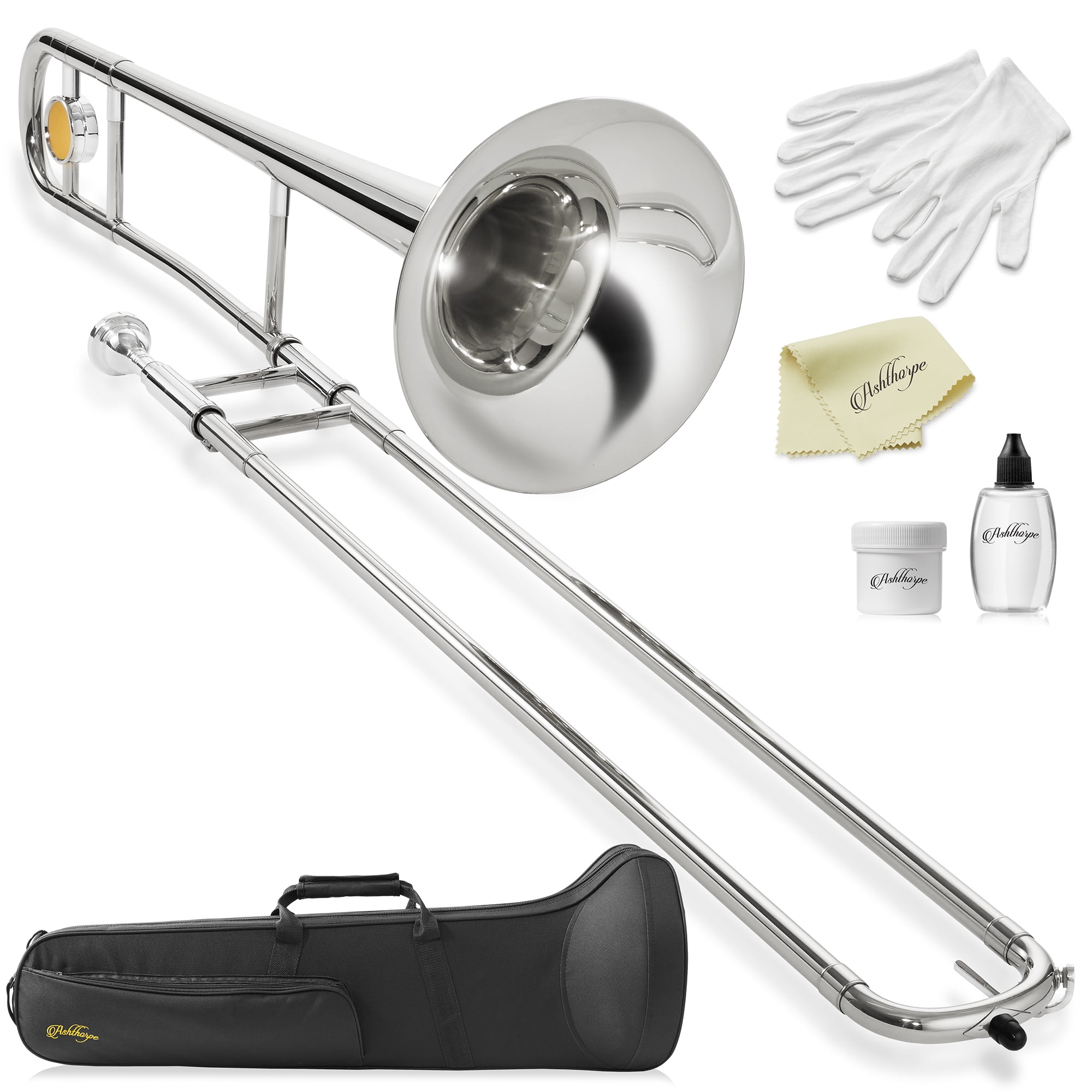 Eastar Bb Tenor Trombone for Beginners, B Flat Brass Eastar Bb Tenor Trombone for Beginners, B Flat Brass