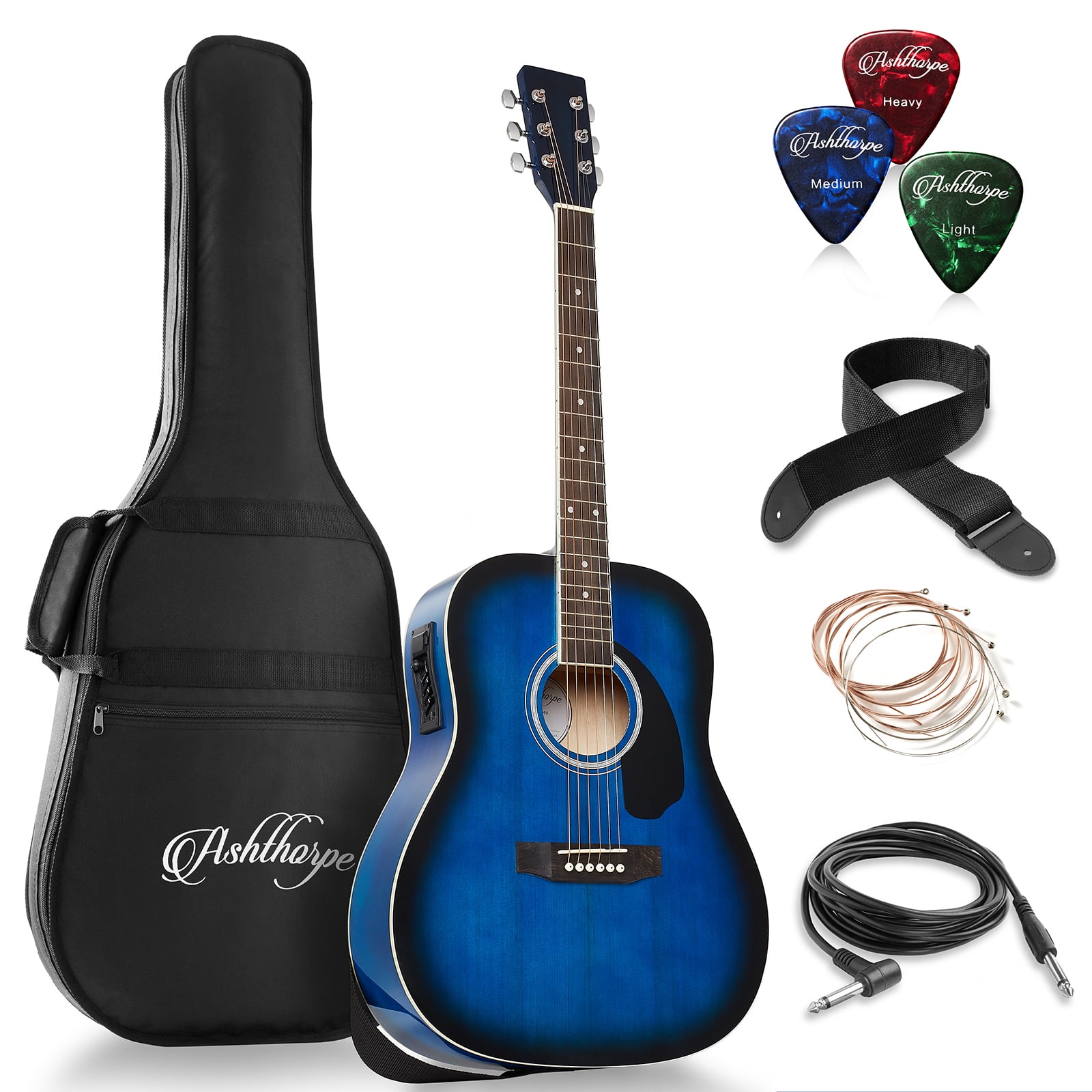 Guitare acoustique Folk simple A203-sl en acier inoxydable, 1 corde, E-1st  011 pouces, 10