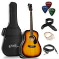 thumbnail image 1 of Ashthorpe Full-Size Dreadnought Acoustic Electric Guitar Package, Sunburst, 1 of 7